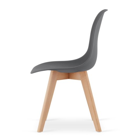 Krzesło KITO ciemnoszare / nogi naturalne x 1