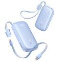 Powerbank 20000mAh 22.5W z wyświetlaczem kablem EnerFill FC21 Qpow 3 Ultra - niebieski