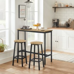 Stół Barowy + 2 Taborety - artisan - LBT219B88