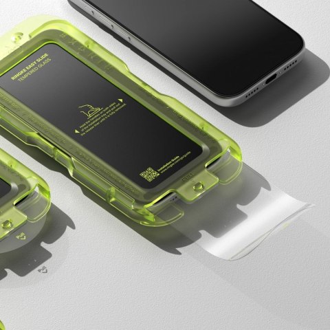 Szkło hartowane z aplikatorem na iPhone 17 Pro Max Easy Slide czarne - 2 szt.