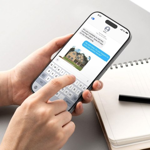 Szkło hartowane z aplikatorem na iPhone 17 Pro Max Easy Slide czarne - 2 szt.