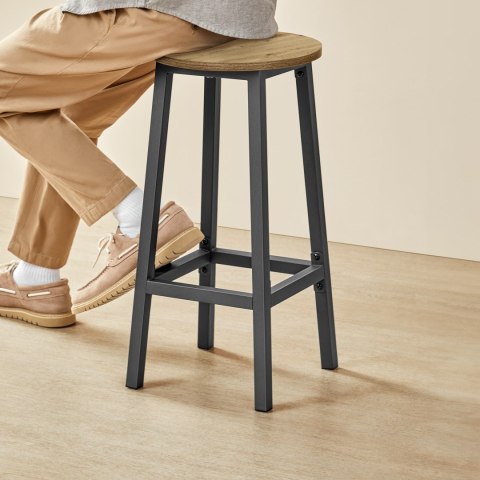 Taboret barowy - artisan / nogi czarne - LBC328B88