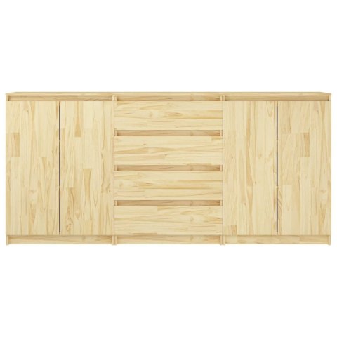 Szafki boczne, 3 szt., lite drewno sosnowe