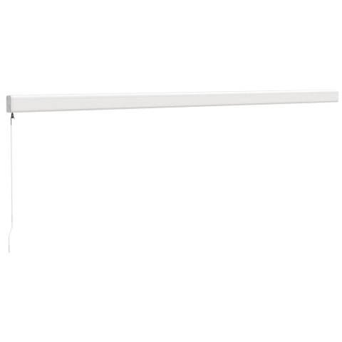 Zwijana markiza, kremowa, 5x3 m, tkanina i aluminium