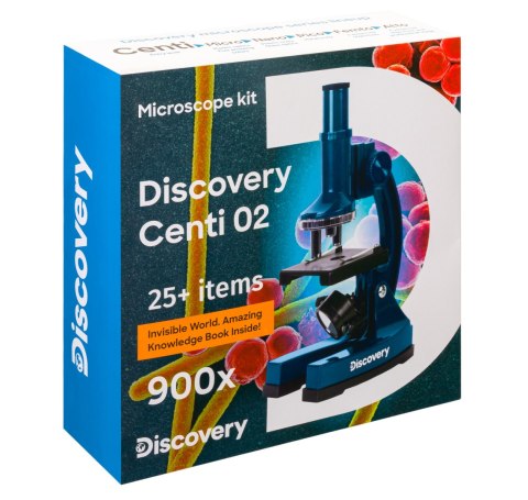 (PL) Mikroskop Levenhuk Discovery Centi 02 z książką