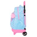 Torba szkolna z kółkami Vicky Martín Berrocal Paraíso Niebieski Różowy 33 x 45 x 22 cm