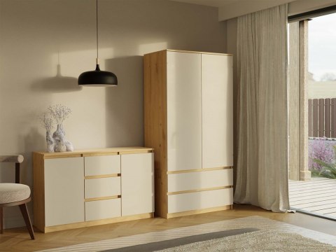 Komoda Malwa 2D3S DĄB ARTISAN KASZMIR BEŻ