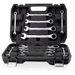 ZESTAW KLUCZY ZAPADKOWYCH PŁASKO-OCZKOWYCH BITUXX 12 ELEMENTÓW