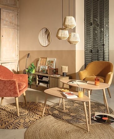 Fotel Sinel brązowy