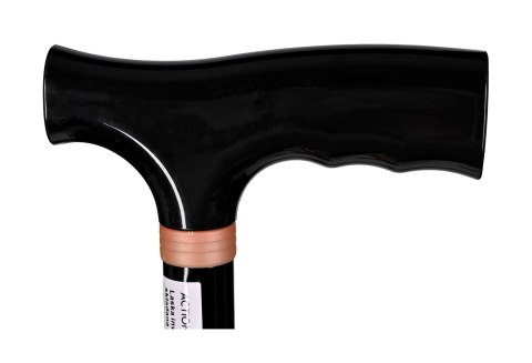 Laska inwalidzka, składana (czarna)