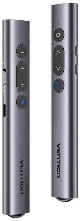 Bezprzewodowy wskaźnik do prezentacji Vention z zielonym laserem + przyciskami i wbudowanym akumulatorem