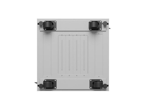 LANBERG SZAFA RACK STOJĄCA 19" 15U 600X600 SZARA DRZWI SZKLANE LCD V2 (FLAT PACK)