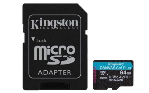 MEMORY MICRO SDXC 64GB UHS-I/W/ADAPTER SDCG4/64GB KINGSTON