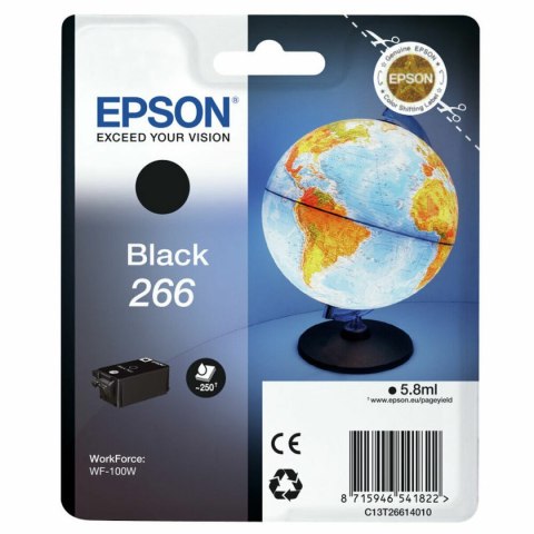 Oryginalny Wkład Atramentowy Epson Singlepack Black 266 ink cartridge WF-100W Czarny Żółty