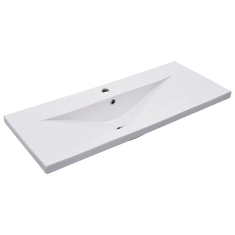 2-cz. zestaw łazienkowy, ceramika i materiał drewnopochodny