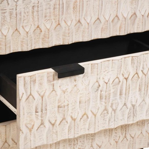 Bufet Wykończenie w kolorze białego prania Drewno z mango