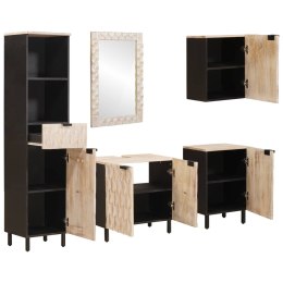 Zestawy łazienkowe z półką Wykończenie w kolorze białego prania