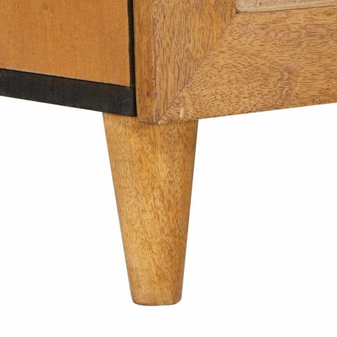 Bufet 2 pcs Brązowy 60 x 33 x 75 cm lite drewno mango