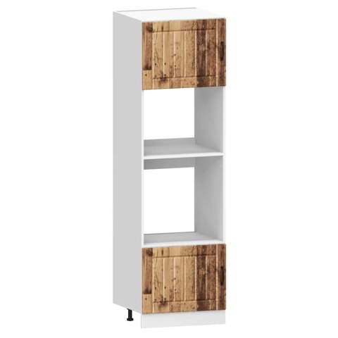 Zestaw szafek kuchennych, Kalmar, 7-częściowy, stare drewno