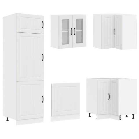 Zestaw szafek kuchennych Lucca, 14-częściowy, biała