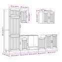 Zestaw szafek kuchennych, Lucca, 7-częściowy, dąb artisan