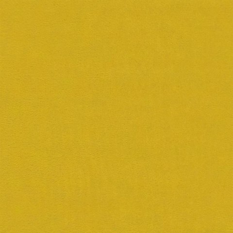 Krzesła stołowe, 6 szt., żółte, obite aksamitem