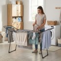 Suszarka na pranie stojąca rozsuwana teleskopowa 27 metrów składana czarna