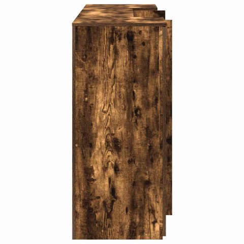 Biurko recepcyjne dąb wędzony 200x50x103,5 cm Drewno klejone