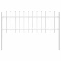 Ogrodzenie Ogrodowe 6 pcs Biały 10,2 x 0,6 m