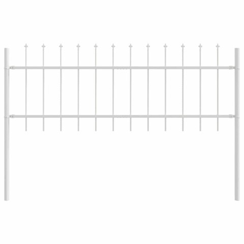 Ogrodzenie Ogrodowe 6 pcs Biały 10,2 x 0,6 m