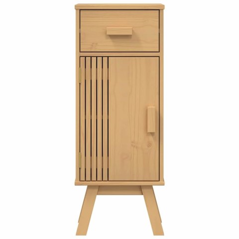 Zestaw mebli łazienkowych 4 pcs Brązowy Lite drewno sosnowe