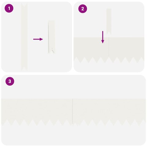 Krawężnik do trawnika 50 pcs Biały 100 x 0.05 x 20 cm