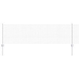 Ogrodzenie z słupkiem Srebrny 0,6 x 100 m Stal