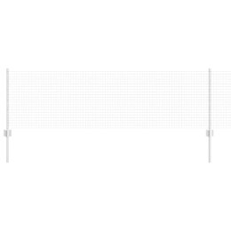 Ogrodzenie z słupkiem Srebrny 0,6 x 100 m Stal