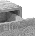Toaletka z szufladą 3 pcs Szary Sonoma Materiał drewnopochodny