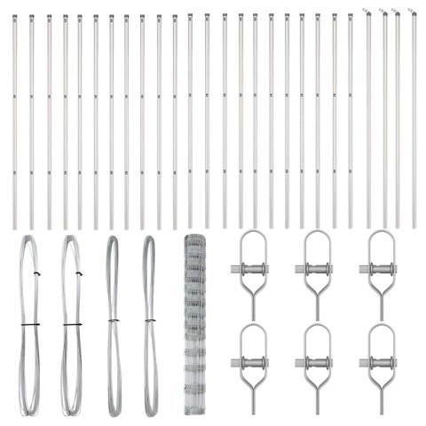 Słupek ogrodzeniowy. Galwanizowany 50 x 1,5 m Stal