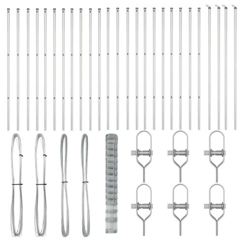 Słupek ogrodzeniowy. Galwanizowany 50 x 1,6 m Stal