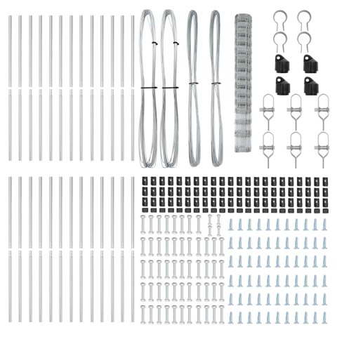 Słupek ogrodzeniowy. Galwanizowany 50 x 1,6 m Stal