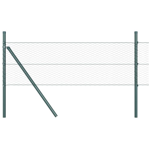 Słupek ogrodzeniowy. Szary 100 x 0,6 m (siatka 25 mm)