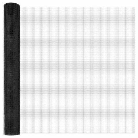 Słupek ogrodzeniowy. Szary 100 x 1 m (siatka 12 x 12 mm)