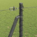 Słupek ogrodzeniowy. Szary 50 x 1,2 m (siatka 50 mm) Stal i PVC