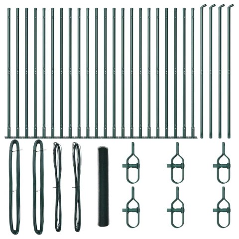 Słupek ogrodzeniowy. Zielony 50 x 1,2 m (siatka 25 mm)