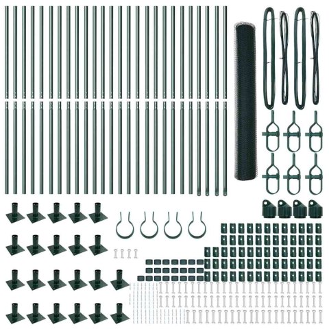 Słupek ogrodzeniowy. Zielony 50 x 1,2 m (siatka 25 mm)
