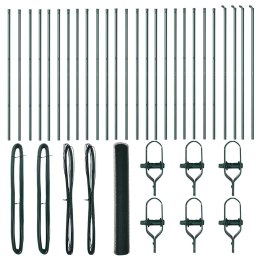 Słupek ogrodzeniowy. Zielony 50 x 1,4 m (siatka 13 mm)