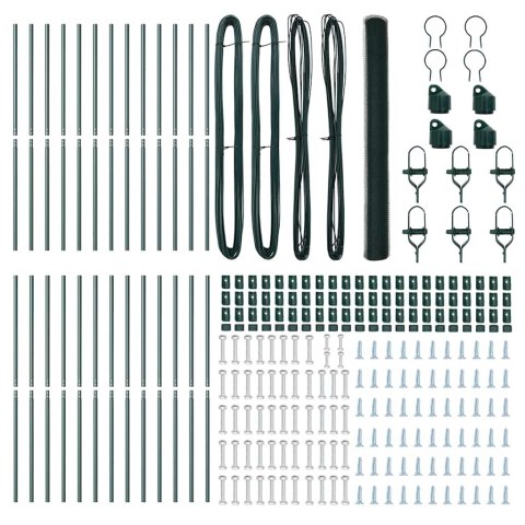 Słupek ogrodzeniowy. Zielony 50 x 1,5 m (siatka 13 mm)
