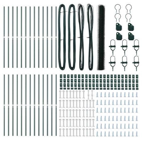 Słupek ogrodzeniowy. Zielony 50 x 1,6 m (siatka 36 mm)