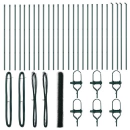 Słupek ogrodzeniowy. Zielony 50 x 1,6 m (siatka 50 mm)