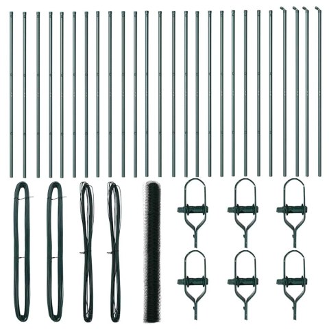 Słupek ogrodzeniowy. Zielony 50 x 1,6 m (siatka 50 mm)