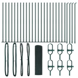 Słupek ogrodzeniowy. Zielony 50 x 1 m (siatka 12 x 12 mm)