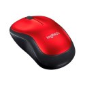 Myszka Bezprzewodowa Logitech M185 Czerwony 1000 dpi (10 Sztuk)